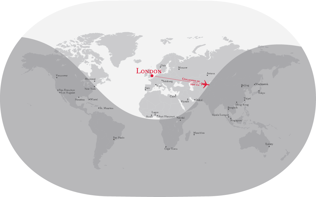 Bombardier Challenger 350 Challenger 350 Business Jet Vistajet