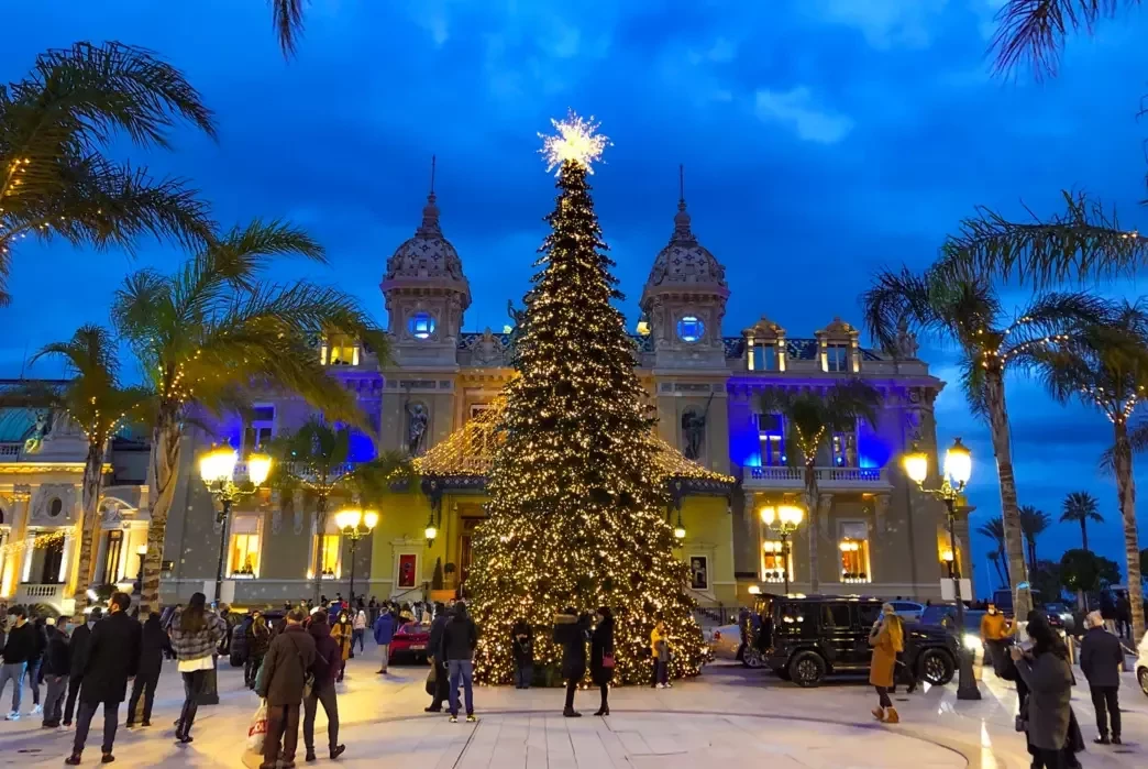 christmas tree in Monaco