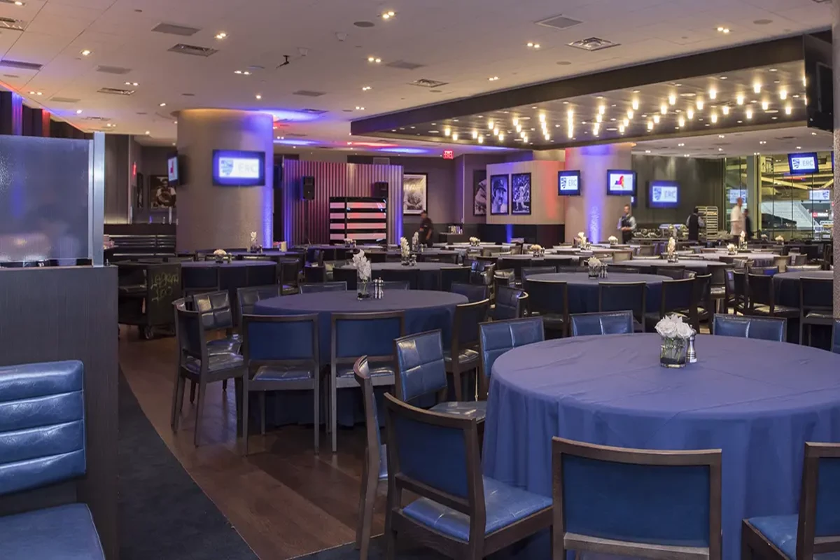 the legends suite club at Yankees stadium