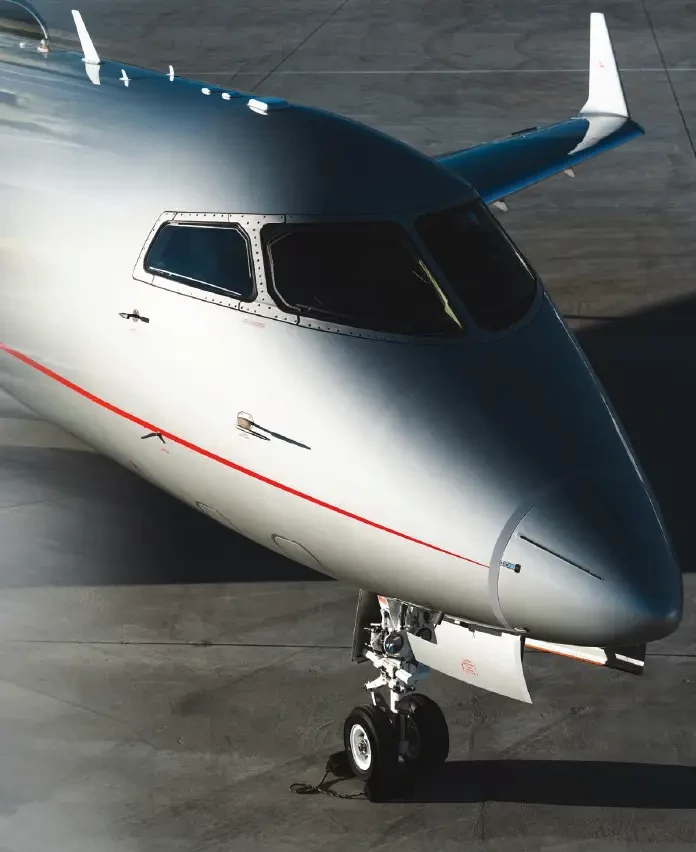 VistaJet on a runway