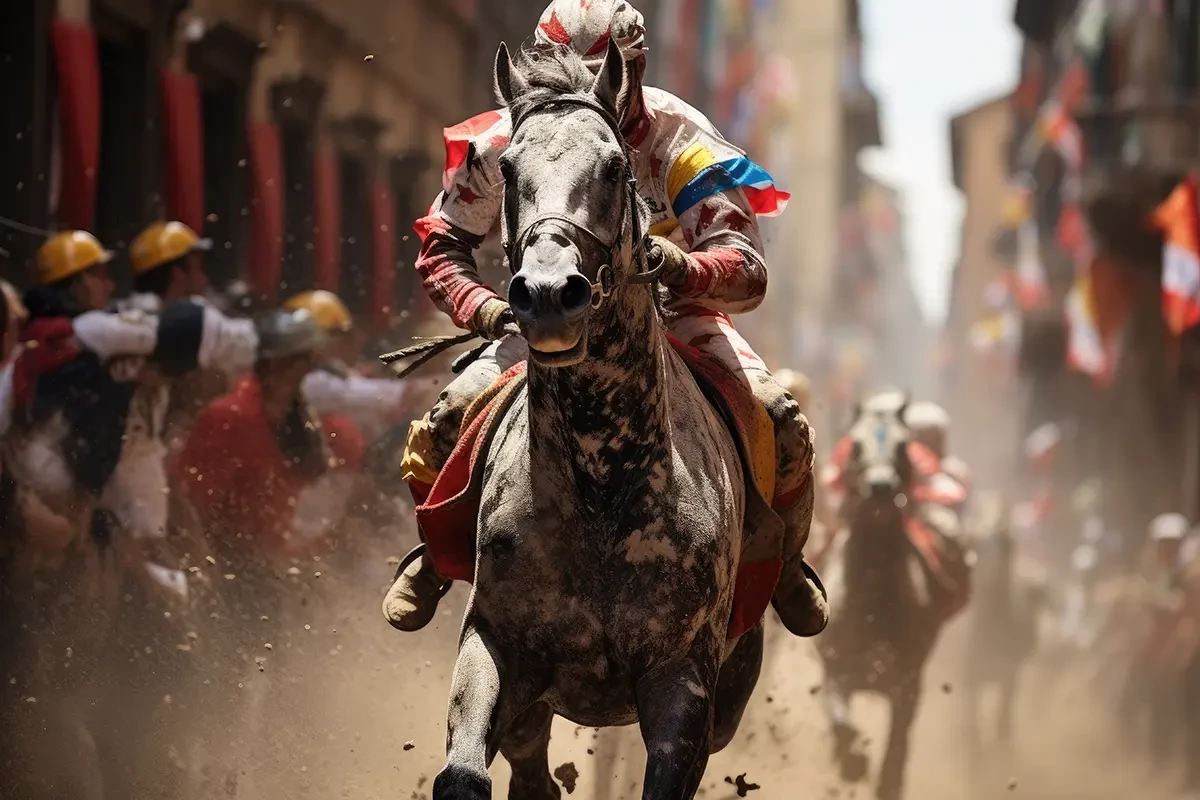 racing at Palio Do Sienna