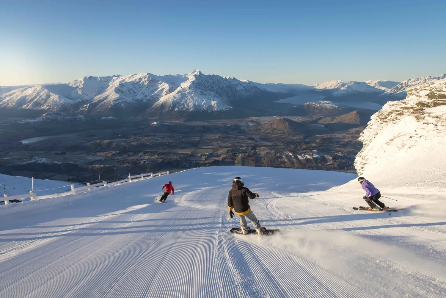 Skiing in Queenstown